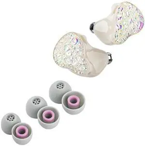 Linsoul THIEAUDIO Hype 4 2DD+4BA in Ear Monitor Kiwi Ears Flex Earbud Tips