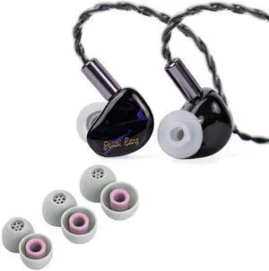 Linsoul Kiwi Ears Cadenza in Ear Minitor (Purple) + Kiwi Ears Flex Earbud Tips