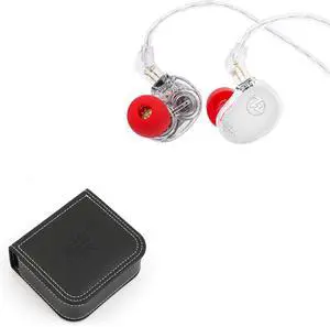 Linsoul 7Hz x HBB Elua in Ear Monitor, 10mm + 8mm Dual Dynamic Driver IEM Earphones, Kiwi Ears Earbud Case, Portable Earphone Carrying Case