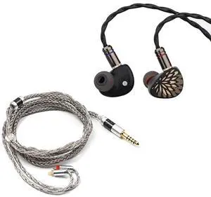 Linsoul TANGZU YuXuanJi in Ear Monitor(4.4mm) + Tripowin Zonie IEM Cable (2pin 0.78mm, 4.4mm)(Grey) Linsoul TANGZU YuXuanJi in Ear Monitor(4.4mm) + Tripowin Zonie IEM Cable (2pin 0.78mm, 4.4mm)(Grey)