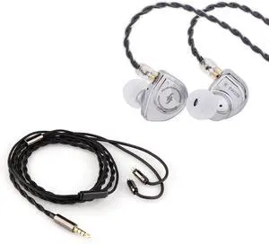Linsoul SIMGOT EW200 10mm SCP Diaphragm Dynamic Driver IEM(3.5 MIC) + Tripowin Zombur 4N High Purity OFC