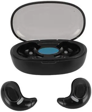 LICAEVEY Sleep Headphones, Bluetooth 5.3 in Ear Lightweight Headphones with LED Display, Smart Touch Control Small Earplugs for Side Sleepers (Black)