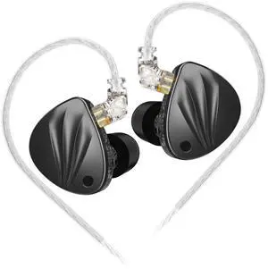 KZ Krila 1DD+1BA Tunable in Ear Earphones HiFi Earbuds Wired in Ear Headphones with 4-Level Tuning and 16 Tuning Options Detachable 2Pin Cable 3.5MM Plug (No Mic)