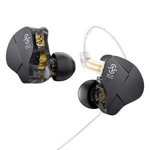 kz as10 IEM Wired Earbuds Headphones and ccz mc01 in Ear Monitor Headphones