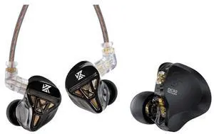 kz dqs Wired IEM Headphones+ccz dc02 in Ear Monitor Earphones
