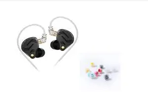 kz zs12 pro x iems for Gaming Earbuds Headphones+kbear 07 Ear Tips