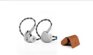 KBEAR Qinglong in Ear Wired Headphone No Mic,PU+PEEK Double-Layer Composite Diaphragm in Ear Monitor Stage IEM Headphone+in Ear Monitor Case for KBEAR Carrying Case IEM Headphones