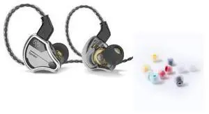 Kinboofi CCZ BC02 in Ear Monitor Headphone with 5 Pairs kbear 07 Ear Tips
