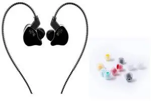 Kinboofi CCZ Melody in Ear Monitors, Dynamic Hybrid Dual Driver in Ear Headphones +5 Pairs KBEAR 07 Ear Tips