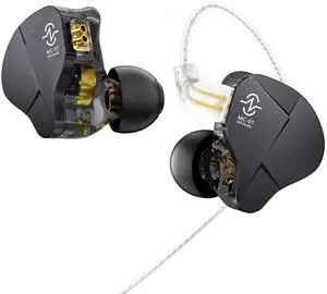 Kinboofi ccz mc01 in Ear Monitor Gaming Headphones and kbear st12 Plus 2m IEM Cable