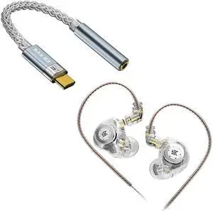 KZ EDX PRO no Mic and USBC Audio Adapter