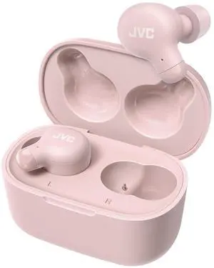 JVC Marshmallow True Wireless Bluetooth 5.3 Earbuds  28H Battery, Memory Foam Earpieces for All-Day Comfort, IPX4 Water Resistant, Mic, Compact Case, for iPhone & Android