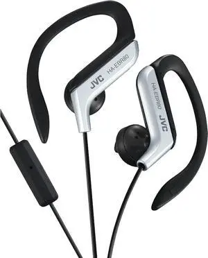JVC HAEBR80S Sports Clip Headphones (Silver), One Size