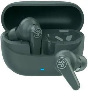 JLab Go Pods ANC True Wireless Bluetooth Earbuds & Charging Case, Sage, Hybrid Active Noise canceling + Be Aware for Safe Listening, 26+ Hours Total Playtime, Clear Calls, Custom Sound via App
