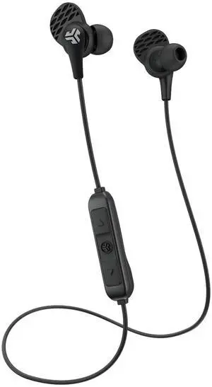 JLab JBuds Pro Bluetooth Wireless Signature Earbuds, Black, Titanium 10mm Drivers, 10-Hour Battery Life, Music Controls, Noise Isolation, Bluetooth 4.1 Extra Gel Tips and Cush Fins