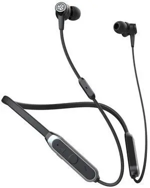 JLab Epic ANC Earbuds, Active Noise Canceling, Be Aware Audio, Bluetooth 5, 25+ Hour Battery Life, IP54 Sweat Resistant, Universal Music Control, Bluetooth Headphones, Black
