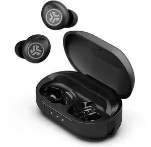JLab JBuds Air Pro True Wireless Earbuds, Black, Bluetooth Multipoint, Auto Play & Pause, Dual Connect, IP55 Sweat & Dust Resistance, Be Aware Audio for Safety, Custom 3 EQ Sound Settings
