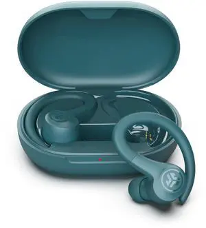JLab Go Sport+ Wireless Workout Earbuds Featuring C3 Clear Calling, Secure Earhook Sport Design, 35+ Hour Bluetooth Playtime, and 3 EQ Sound Settings (Teal)