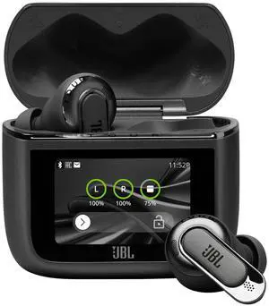 JBL Tour Pro 3 - True Wireless Noise Cancelling Earbuds with Smart Charging Case, Legendary Pro Sound with Hybrid Dual-Driver, Spatial 360 Sound with Head Tracking (Black)