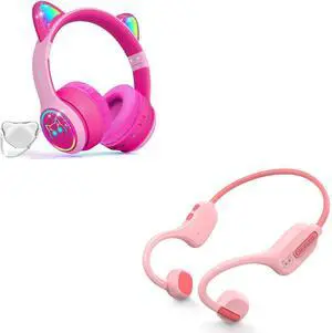 IFECCO Kids Bluetooth Headphones and Kids Open Ear Headphones