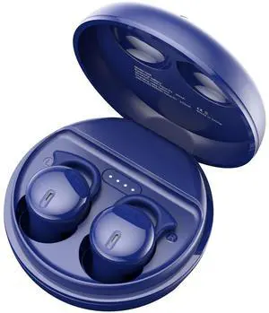 Hulaed Invisible Sleep Headphones,Sleep Earbuds for Side Sleepers,Sleepbuds Comfortable Noise Blocking, Bluetooth 5.3 Wireless Headphones for Sleeping,Running,Driving,Hiking - Blue