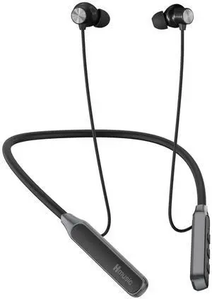 Hmusic H06 Neckband Bluetooth Headphones,Wireless Earbuds Bluetooth 5.4,30H Long Battery Life,33g Lightweight,IPX5 Waterproof,in-Ear Magnetic Buds,Around The Neck Earphones for Sports/Game/Running