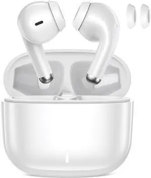 Wireless Earbuds Bluetooth 5.3 Headphones for iPhone 16e 16 15 Pro Max Google Pixel 9a 8 7,USB C Charging Case,Noise Cancelling Headset in Ear Earphones for Samsung S25 S24 S23 S22 FE