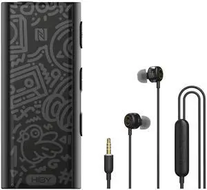 HiBy W3 II Headphone Amp & HiBy Digital XOE Wired in-Ear HeadphonesBlack