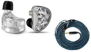 KBEAR 2m Long IEMs Earphone Cable and KZ AS24 in-Ear Earphones