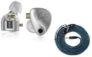 KBEAR ST16 Plus 2M Long IEMs Cable and KZ Castor in Ear Earphone