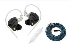 KZ ZS12 PRO X in Ear Monitor IEM with Mic and 2m Extra Long IEM Cable KBEAR ST16 Plus Long Earphone Cable