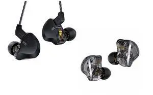 H HIFIHEAR CCZ DC02 in Ear Monitors IEM Earphones and CCZ DC01 PRO Ultra-Strong Bass Wired Gaming Earbuds