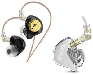 KZ EDX PRO 1DD Wired Earbud and CCA CRA in Ear Monitors Headphones
