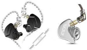KZ ZSN PRO X IEM with Mic and CCA CRA in Ear Monitors Headphones