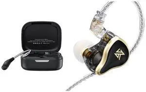 KZ AZ09 5.2 Module IEM Bluetooth Adapter and KZ ZAS 7BA+1DD IEM Earphone
