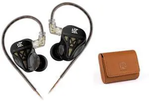 KBEAR Earphone Case and KZ DQS in Ear Monitor Headphone