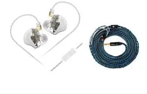 CCA CRA Wired Earbuds with Mic and 2M Length Long Earphone Cable