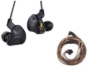 CCZ DC03 in Ear Monitor Headphones and 4 Core High-Purity Copper Twisted IEMs Replacement Cable