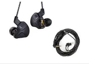 H HIFIHEAR 2 Meter Length Long IEM Cable and CCZ DC03 in Ear Monitor Headphones