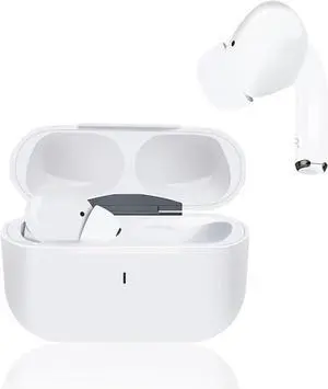 Generic Wireless Bluetooth Earbuds Hi-Fi Stereo Bass with Mic Noise Cancelling 32Hrs Playtime IPX7 Waterproof for iPhone Android -(A5-A8pro (A5), White