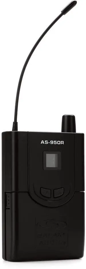 Galaxy Audio AS-950R Wireless in-Ear Monitor Receiver (470-494 MHz),Black