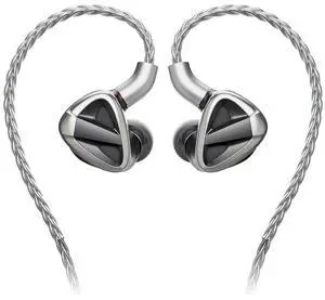 FiiO FH19 HiFi IEM Earphone| 2 Dynamic+ 6 BA Hybrid Driver IEM, Detachable MMCX Headphone Cable for Musician Audiophile