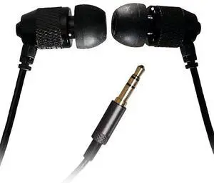 Far End Gear Short Buds - 15" Cord Stereo Earbuds with Nylon-Reinforced Cords for Clip-on Music Players