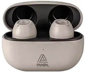 FAAEAL Sea Snail Wireless Earbuds,Bluetooth 5.3 Headphones with Charging Case,HiFi TWS Music Earphones,Sports Mini Ear Buds with Noise Cancelling Mic,Touch Control Headset for Cellphone Laptop (Gray)
