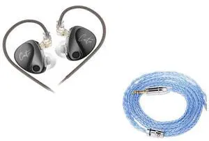 KZ Castor Wired Earbuds IEM in Ear Earphones&KBEAR ST18 IEM Cable
