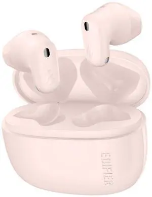 Edifier X1 Lite True Wireless Earbuds, Bluetooth 5.4 Earphones with 26 Hours Playtime Single Mic AI for Clear Calls, IP54 Sweat Resistant Low Latency Headphones Supports Fast Charging - Pink