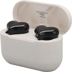 EBTOOLS Cordless Earbuds, Heart Shaped Bluetooth 5.3 Earphones with HiFi Stereo, Noise Canceling, Bluetooth Earbud, Cute Earbud for Present, Phone (Black)