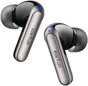 EarFun Adaptive Noise Cancelling Wireless Earbuds, 6 Mics AI ENC Call, Hi-Res Sound, LDAC, 40H Playtime, Multipoint Connection, Comfortable Fit, App Customization, Google Fast Pair, Wireless Charge