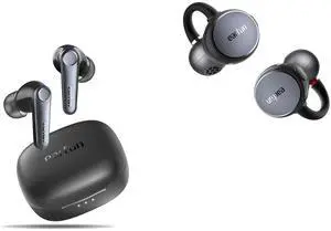 EarFun Air Pro 3 Noise Cancelling Earbuds, Qualcomm® aptX Adaptive Sound, 6 Mics CVC 8.0 ENC Clip Open Ear Earbuds, Adaptive Comfort with Secure Fit, Bluetooth 6.0