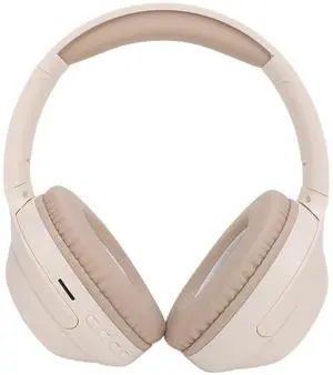 C-2235 Cordless Over Ear Headphones - Bluetooth5.3 Headphone with 3.5mm Interface, Long Listening Time, Deep Bass Stereo Headphones, Up to 32GB Memory Card (Khaki)